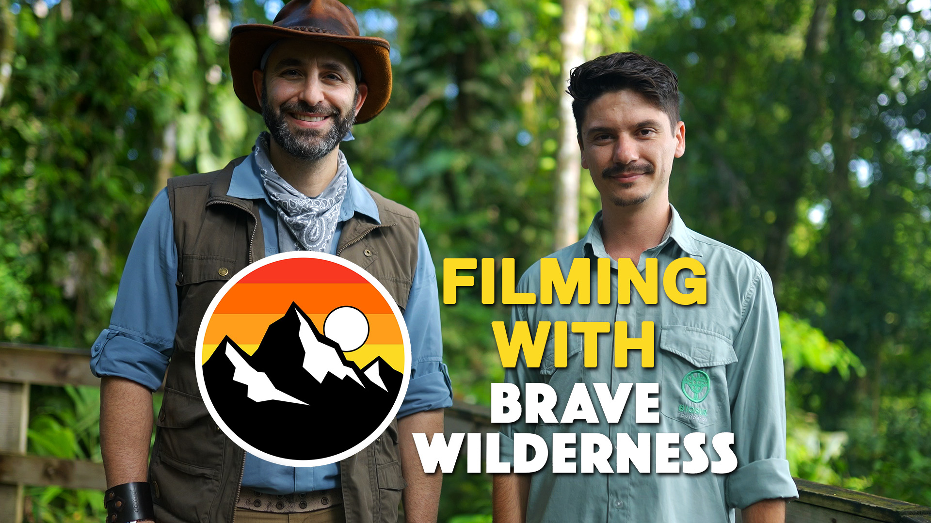 Filming with Coyote Peterson of Brave Wilderness